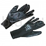 Перчатки AB, для механических работ с нитриловым покрытием 1 пара - черные, размер XL (шт.)