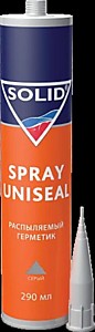 SOLID SPRAY UNISEAL (290 мл) - распыляемый герметик, цвет: серый, бежевый, черный - 550 р.